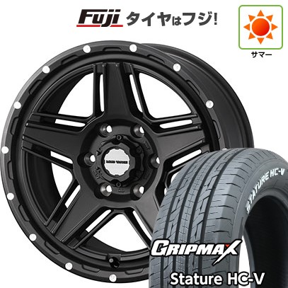 【新品】ハイエース200系 夏タイヤ ホイール４本セット 215/65R16 109/107S グリップマックス スタチャー HC-V RWL（限定） ウェッズアドベンチャー マッドヴァンス 07 16インチ