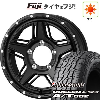 【新品】ジムニー 夏タイヤ ホイール4本セット 175/80R16 ブリヂストン デューラー A/T002 RBL ウェッズアドベンチャー マッドヴァンス 07 16インチ