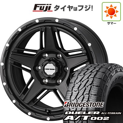 プラド/ハイラックス 夏タイヤ ホイール4本セット 265/70R17 ブリヂストン デューラー A/T002 OWL/RBL WEDS ウェッズアドベンチャー マッドヴァンス 07 17インチ