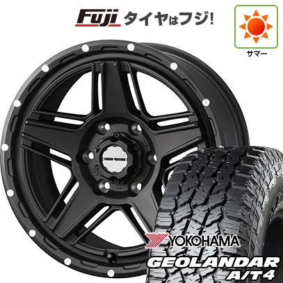 プラド/ハイラックス 夏タイヤ ホイール4本セット 265/70R17 ヨコハマ ジオランダー A/T4 G018 OWL/RBL WEDS ウェッズアドベンチャー マッドヴァンス 07 17インチ