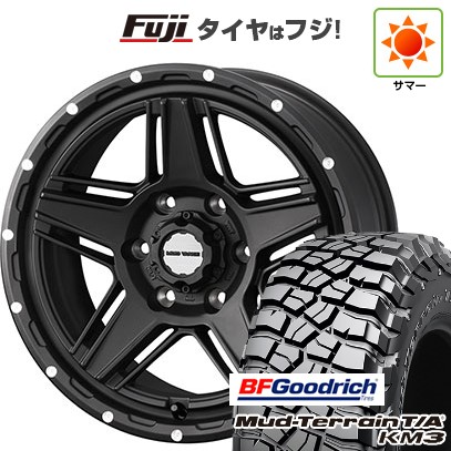 プラド/ハイラックス 夏タイヤ ホイール4本セット 265/70R17 BFグッドリッチ マッドテレーンT/A KM3 WEDS ウェッズアドベンチャー マッドヴァンス 07 17インチ
