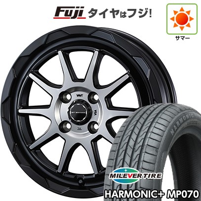 【新品 軽自動車】N-BOX タント スペーシア 夏タイヤ ホイール４本セット 165/55R15 ミレバー ハーモニック プラス MP070(限定) ウェッズ ウェッズアドベンチャー マッドヴァンス 06 15インチ