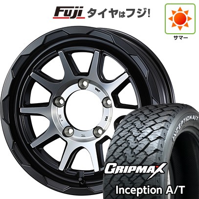 ジムニーシエラ/ジムニーノマド 夏タイヤ ホイール4本セット 215/75R15 グリップマックス インセプション A/T RWL(限定) WEDS ウェッズアドベンチャー マッドヴァンス 06 15インチ