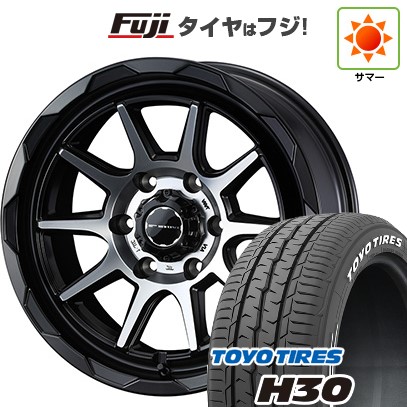 【新品】ハイエース200系 夏タイヤ ホイール4本セット 195/80R15 107/105N トーヨー H30 ウェッズアドベンチャー マッドヴァンス 06 15インチ