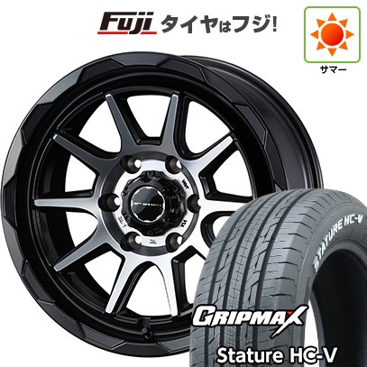 【新品】ハイエース200系 夏タイヤ ホイール４本セット 215/60R17 109/107S グリップマックス スタチャー HC-V RWL（限定） ウェッズアドベンチャー マッドヴァンス 06 17インチ