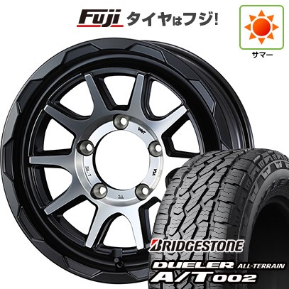 【新品】ジムニーシエラ 夏タイヤ ホイール４本セット 215/70R16 ブリヂストン デューラー A/T002 OWL/RBL ウェッズアドベンチャー マッドヴァンス 06 16インチ