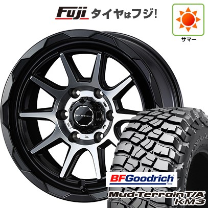プラド/ハイラックス 夏タイヤ ホイール4本セット 265/70R17 BFグッドリッチ マッドテレーンT/A KM3 WEDS ウェッズアドベンチャー マッドヴァンス 06 17インチ