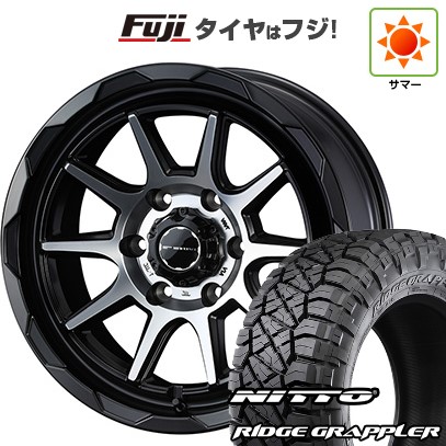 【パンク保証付き】プラド/ハイラックス/トライトン(GSR) 夏タイヤ ホイール4本セット 265/65R17 ニットー リッジグラップラー WEDS ウェッズアドベンチャー マッドヴァンス 06 17インチ
