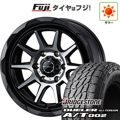 プラド/ハイラックス/トライトン 夏タイヤ ホイール4本セット 265/60R18 ブリヂストン デューラー A/T002 RBL WEDS ウェッズアドベンチャー マッドヴァンス 06 18インチ