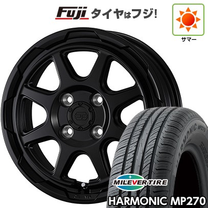 【新品 軽自動車】N-BOX タント スペーシア 夏タイヤ ホイール4本セット 155/65R14 ミレバー ハーモニック MP270(限定) ウェッズ ウェッズアドベンチャー スタットベルク 14インチ