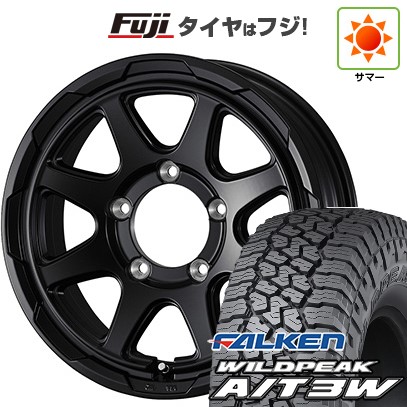 【新品】ジムニーシエラ 夏タイヤ ホイール4本セット 30X9.5R15 ファルケン ワイルドピーク A/T3W ウェッズアドベンチャー スタットベルク 15インチ