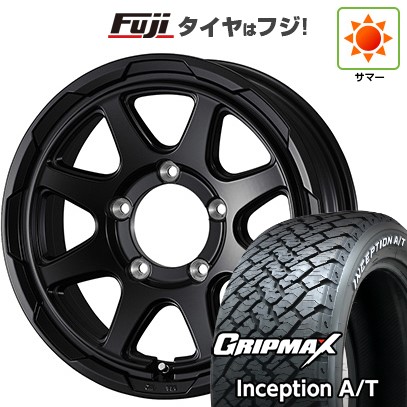 ジムニーシエラ/ジムニーノマド 夏タイヤ ホイール4本セット 215/75R15 グリップマックス インセプション A/T RWL(限定) WEDS ウェッズアドベンチャー スタットベルク 15インチ