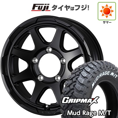 【新品】ジムニーシエラ 夏タイヤ ホイール４本セット 195/80R15 グリップマックス マッドレイジM/T RWL(限定) ウェッズアドベンチャー スタットベルク 15インチ