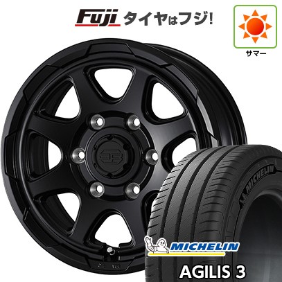 【新品】ハイエース200系 夏タイヤ ホイール4本セット 195/80R15 108/106S ミシュラン アジリス3 ウェッズアドベンチャー スタットベルク 15インチ