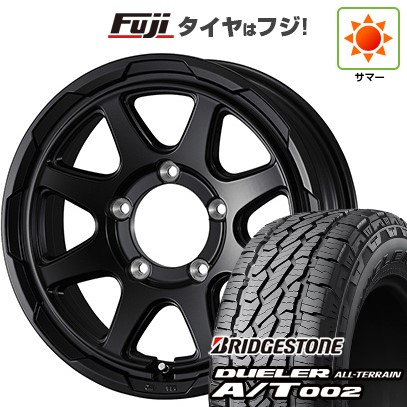 【新品】ジムニー 夏タイヤ ホイール4本セット 175/80R16 ブリヂストン デューラー A/T002 RBL ウェッズアドベンチャー スタットベルク 16インチ