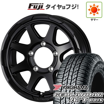 【新品】ジムニー 夏タイヤ ホイール4本セット 185/85R16 ヨコハマ ジオランダー A/T G015 WL/RBL ウェッズアドベンチャー スタットベルク 16インチ