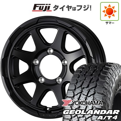 【新品】ジムニー 夏タイヤ ホイール4本セット 185/85R16 ヨコハマ ジオランダー A/T4 G018 WL/RBL ウェッズアドベンチャー スタットベルク 16インチ