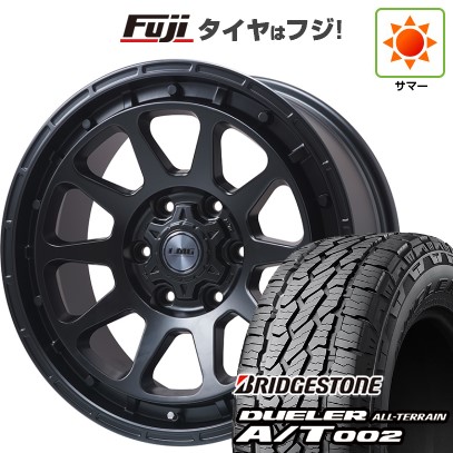 プラド/ハイラックス/トライトン(GSR) 夏タイヤ ホイール４本セット 265/65R17 ブリヂストン デューラー A/T002 OWL/RBL レアマイスター LMG DIEZ マットブラック 17インチ