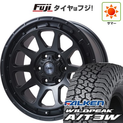 プラド/ハイラックス/トライトン(GSR) 夏タイヤ ホイール４本セット 265/65R17 ファルケン ワイルドピーク A/T3W レアマイスター LMG DIEZ マットブラック 17インチ