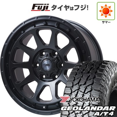 プラド/ハイラックス/トライトン(GSR) 夏タイヤ ホイール４本セット 265/65R17 ヨコハマ ジオランダー A/T4 G018 OWL/RBL レアマイスター LMG DIEZ マットブラック 17インチ