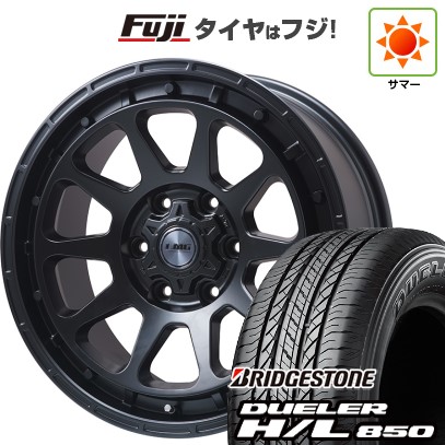 プラド/ハイラックス/トライトン(GSR) 夏タイヤ ホイール４本セット 265/65R17 ブリヂストン デューラー H/L850 レアマイスター LMG DIEZ マットブラック 17インチ