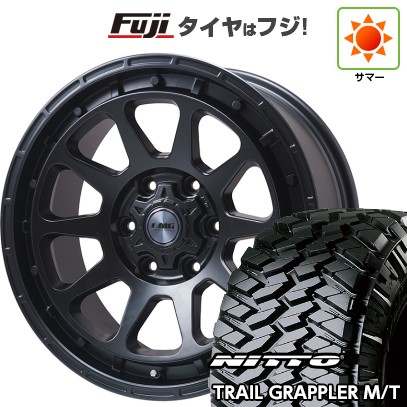 プラド/ハイラックス 夏タイヤ ホイール4本セット 265/70R17 ニットー トレイルグラップラー M/T レアマイスター LMG DIEZ マットブラック 17インチ