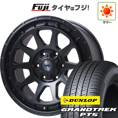 プラド/ハイラックス/トライトン(GSR) 夏タイヤ ホイール４本セット 265/65R17 ダンロップ グラントレック PT5 レアマイスター LMG DIEZ マットブラック 17インチ