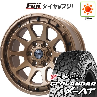 プラド/ハイラックス/トライトン 夏タイヤ ホイール４本セット 265/60R18 ヨコハマ ジオランダー X-AT G016 レアマイスター LMG DIEZ ブロンズ 18インチ