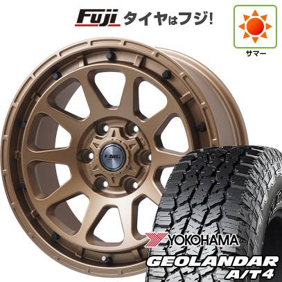 プラド/ハイラックス/トライトン 夏タイヤ ホイール４本セット 265/60R18 ヨコハマ ジオランダー A/T4 G018 RBL レアマイスター LMG DIEZ ブロンズ 18インチ