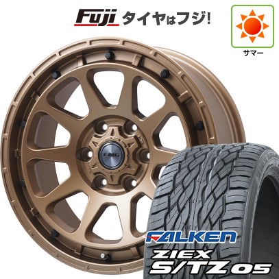 プラド/ハイラックス/トライトン 夏タイヤ ホイール４本セット 265/60R18 ファルケン ジークス S/TZ 05 レアマイスター LMG DIEZ ブロンズ 18インチ