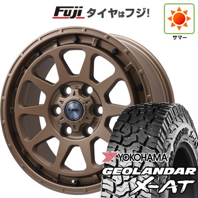 ランクル300 夏タイヤ ホイール4本セット 285/65R18 ヨコハマ ジオランダー X-AT G016 レアマイスター LMG DIEZ ブロンズ 18インチ