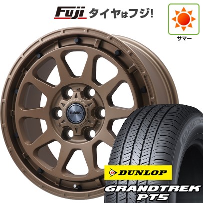 ランクル300 夏タイヤ ホイール４本セット 265/65R18 ダンロップ グラントレック PT5 レアマイスター LMG DIEZ ブロンズ 18インチ
