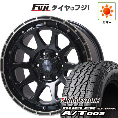 プラド/ハイラックス/トライトン(GSR) 夏タイヤ ホイール４本セット 265/65R17 ブリヂストン デューラー A/T002 OWL/RBL レアマイスター LMG DIEZ グロスブラック/ブロンズクリア 17インチ
