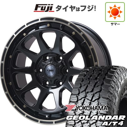 プラド/ハイラックス/トライトン(GSR) 夏タイヤ ホイール４本セット 265/65R17 ヨコハマ ジオランダー A/T4 G018 OWL/RBL レアマイスター LMG DIEZ グロスブラック/ブロンズクリア 17インチ
