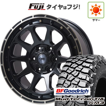 プラド/ハイラックス 夏タイヤ ホイール４本セット 265/70R17 BFグッドリッチ マッドテレーンT/A KM3 レアマイスター LMG DIEZ グロスブラック/ブロンズクリア 17インチ