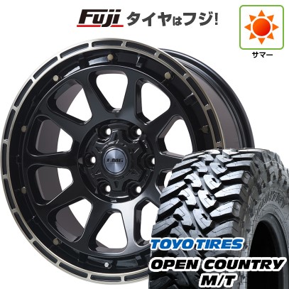 プラド/ハイラックス/トライトン(GSR) 夏タイヤ ホイール４本セット 265/65R17 トーヨー オープンカントリー M/T レアマイスター LMG DIEZ グロスブラック/ブロンズクリア 17インチ