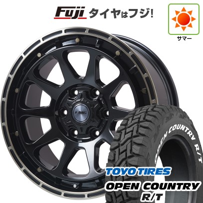 プラド/ハイラックス/トライトン(GSR) 夏タイヤ ホイール４本セット 265/65R17 トーヨー オープンカントリー R/T RWL/RBL レアマイスター LMG DIEZ グロスブラック/ブロンズクリア 17インチ