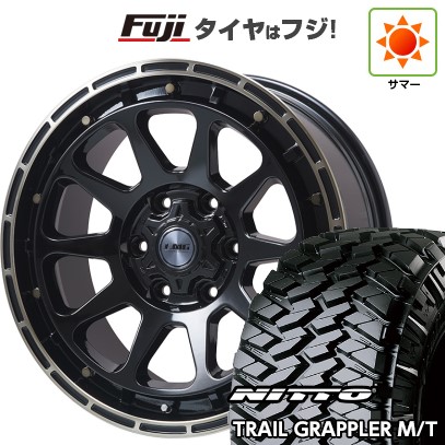 プラド/ハイラックス 夏タイヤ ホイール４本セット 265/70R17 ニットー トレイルグラップラー M/T レアマイスター LMG DIEZ グロスブラック/ブロンズクリア 17インチ