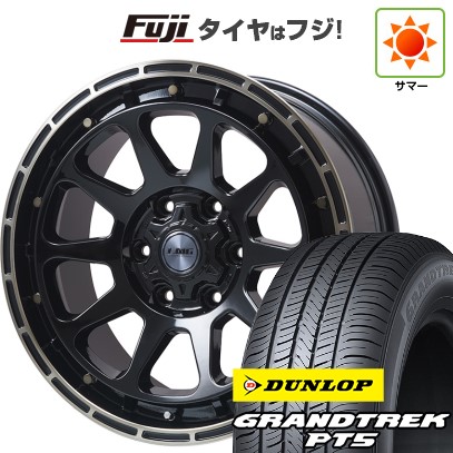 プラド/ハイラックス/トライトン(GSR) 夏タイヤ ホイール４本セット 265/65R17 ダンロップ グラントレック PT5 レアマイスター LMG DIEZ グロスブラック/ブロンズクリア 17インチ