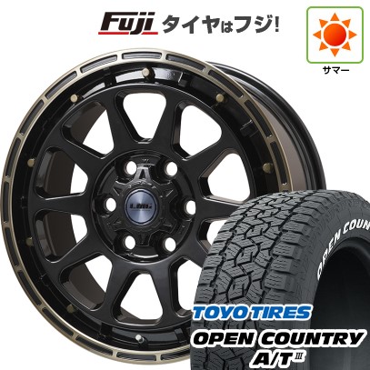 ランクル300 夏タイヤ ホイール4本セット 265/65R18 トーヨー オープンカントリー A/T III RWL/RBL レアマイスター LMG DIEZ グロスブラック/ブロンズクリア 18インチ