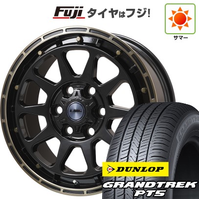 ランクル300 夏タイヤ ホイール4本セット 265/65R18 ダンロップ グラントレック PT5 レアマイスター LMG DIEZ グロスブラック/ブロンズクリア 18インチ