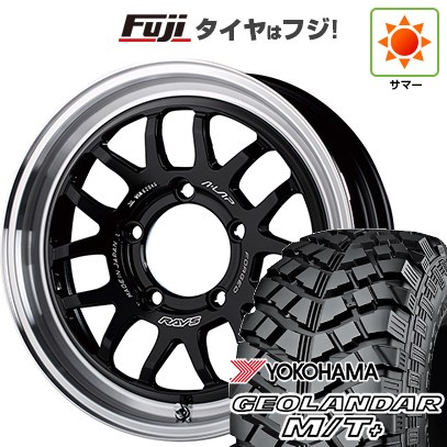 ジムニー 夏タイヤ ホイール4本セット 215/85R16 ヨコハマ ジオランダー M/T+ G001C RAYS レイズ A LAP-07X 16インチ
