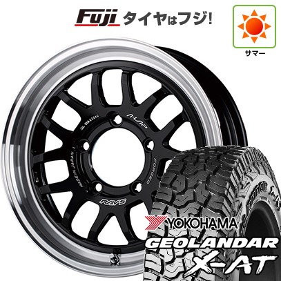 ジムニー 夏タイヤ ホイール4本セット 195/80R16 ヨコハマ ジオランダー X-AT G016 OWL RAYS レイズ A LAP-07X 16インチ