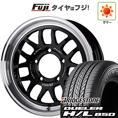ジムニー 夏タイヤ ホイール4本セット 175/80R16 ブリヂストン デューラー H/L850 RAYS レイズ A LAP-07X 16インチ