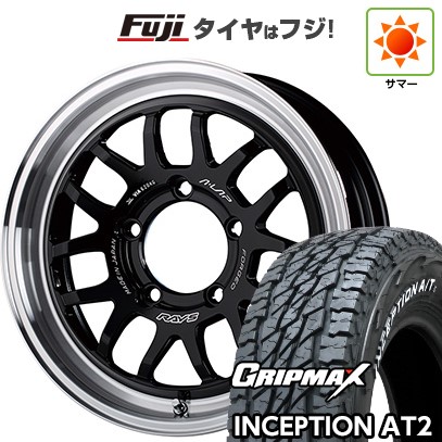 ジムニー 夏タイヤ ホイール4本セット 175/80R16 グリップマックス インセプション A/TII RWL(限定) RAYS レイズ A LAP-07X 16インチ