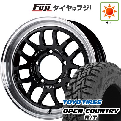 ジムニーシエラ/ジムニーノマド 夏タイヤ ホイール4本セット 225/70R16 トーヨー オープンカントリー R/T RWL/RBL RAYS レイズ A LAP-07X 16インチ