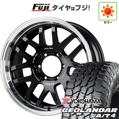 プラド/ハイラックス/トライトン 夏タイヤ ホイール4本セット 265/60R18 ヨコハマ ジオランダー A/T4 G018 RBL RAYS レイズ A LAP-07X 18インチ