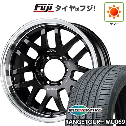 プラド/ハイラックス/トライトン(GSR) 夏タイヤ ホイール4本セット 265/65R17 ミレバー レンジツアープラスMU069（限定） RAYS レイズ A LAP-07X 17インチ