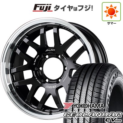プラド/ハイラックス/トライトン 夏タイヤ ホイール4本セット 265/60R18 ヨコハマ ジオランダー CV G058 RAYS レイズ A LAP-07X 18インチ