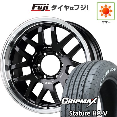 ハイエース200系 夏タイヤ ホイール4本セット 225/50R18 107/105T グリップマックス スタチャー HC-V RWL（限定） RAYS レイズ A LAP-07X 18インチ